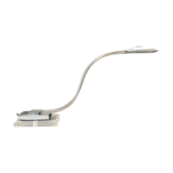 Cobra desk lamp in lucite and chromed metal  italy 80s