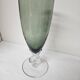 Large Vintage Smoked Glass Vase - Height 32cm
