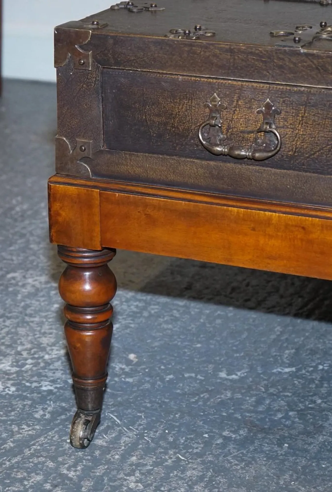 Large Coffee Table with Drawers on Both Sides by Theodore Alexander