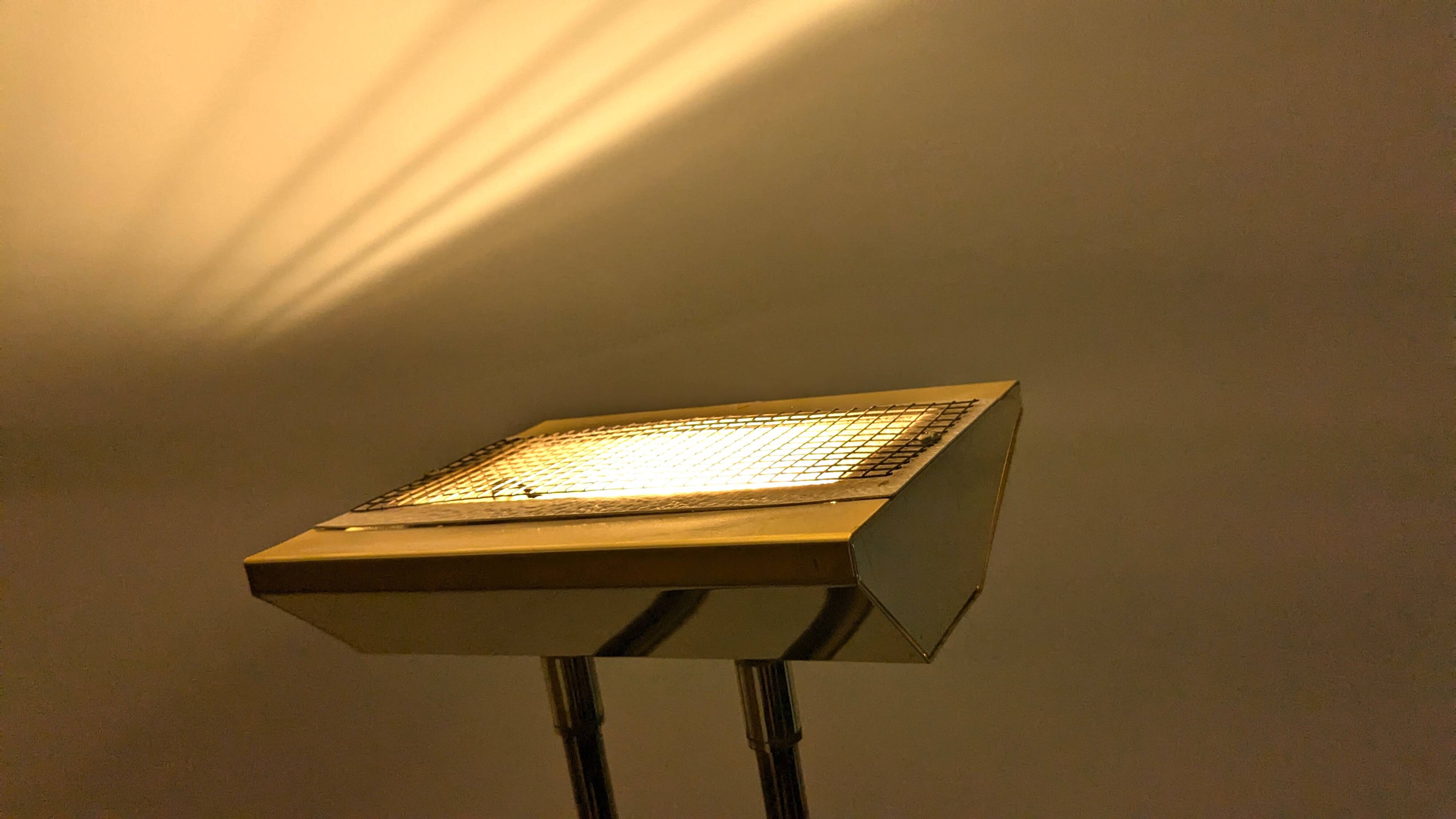 Vintage halogen floor lamp by Relco Milan Italy