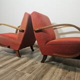 Armchairs by Jindřich Halabala