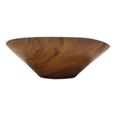 Exotic wood salad bowl