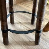 Pair of mismatched high stools