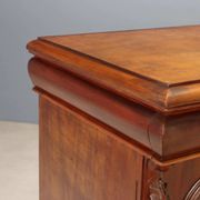 Buffet victorien ancien en acajou 3 tiroirs, Italie XIXe siècle