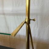 Brass & glass shelf