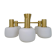 Mid-century brass ceiling light ASEA Sweden, 1950s