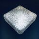Square Wall Lamp in Glass by RZB Leuchten, 1960s