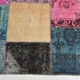 Tapis turc multicolore en détresse 299x209 cm