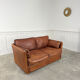 1980s two-seater leather sofa