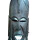 Maschera africana vintage in legno