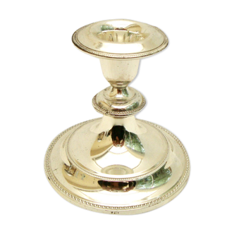 Silver metal candlestick