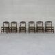 Set of six chairs by Guillerme et Chambron