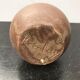 Former vase ball Accolay ceramics brown col corolle vintage