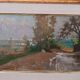 Oil painting on cardboard, dated, unsigned, late 19th century, Italian school.