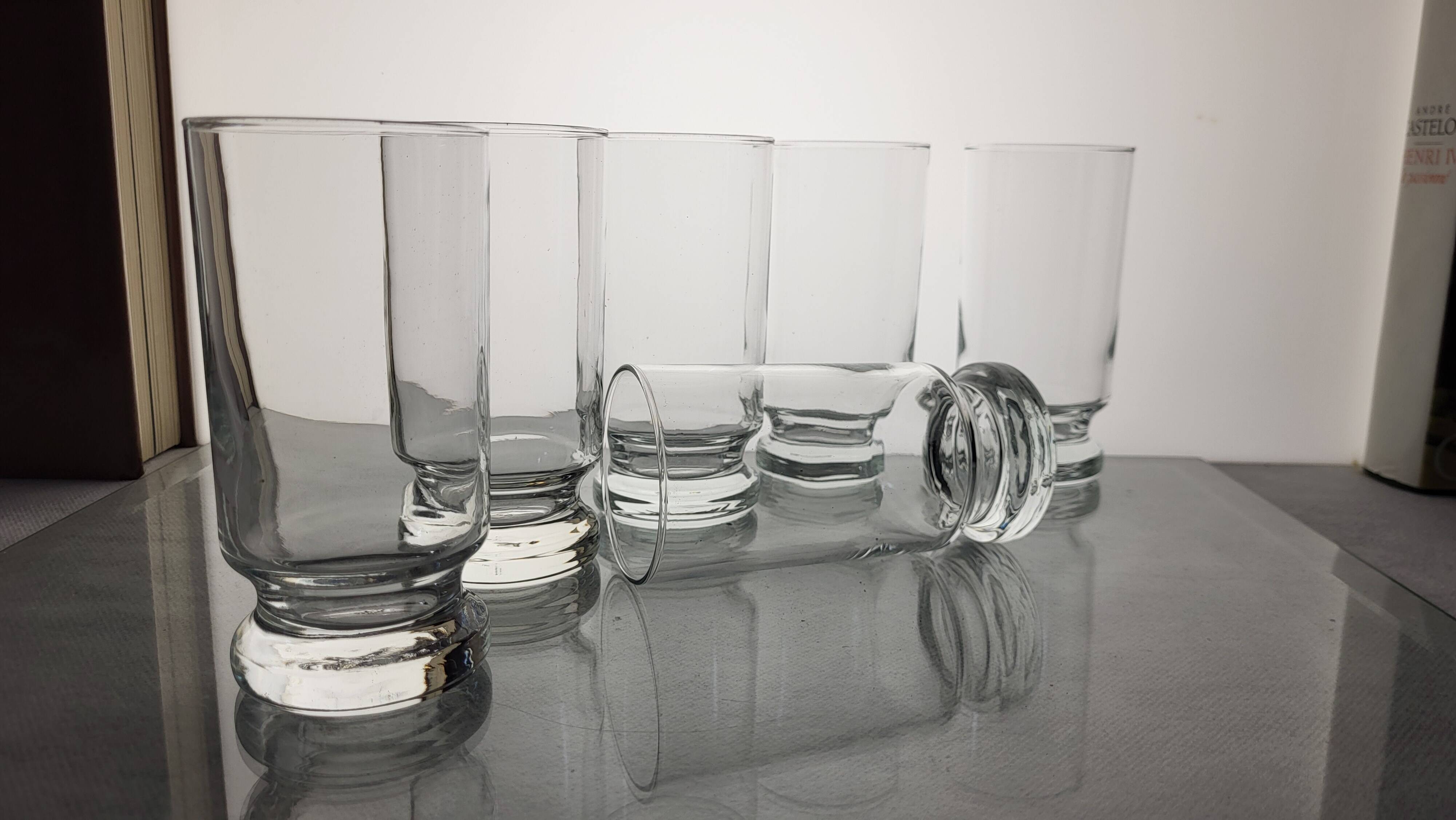 6 Water glasses from the 70s