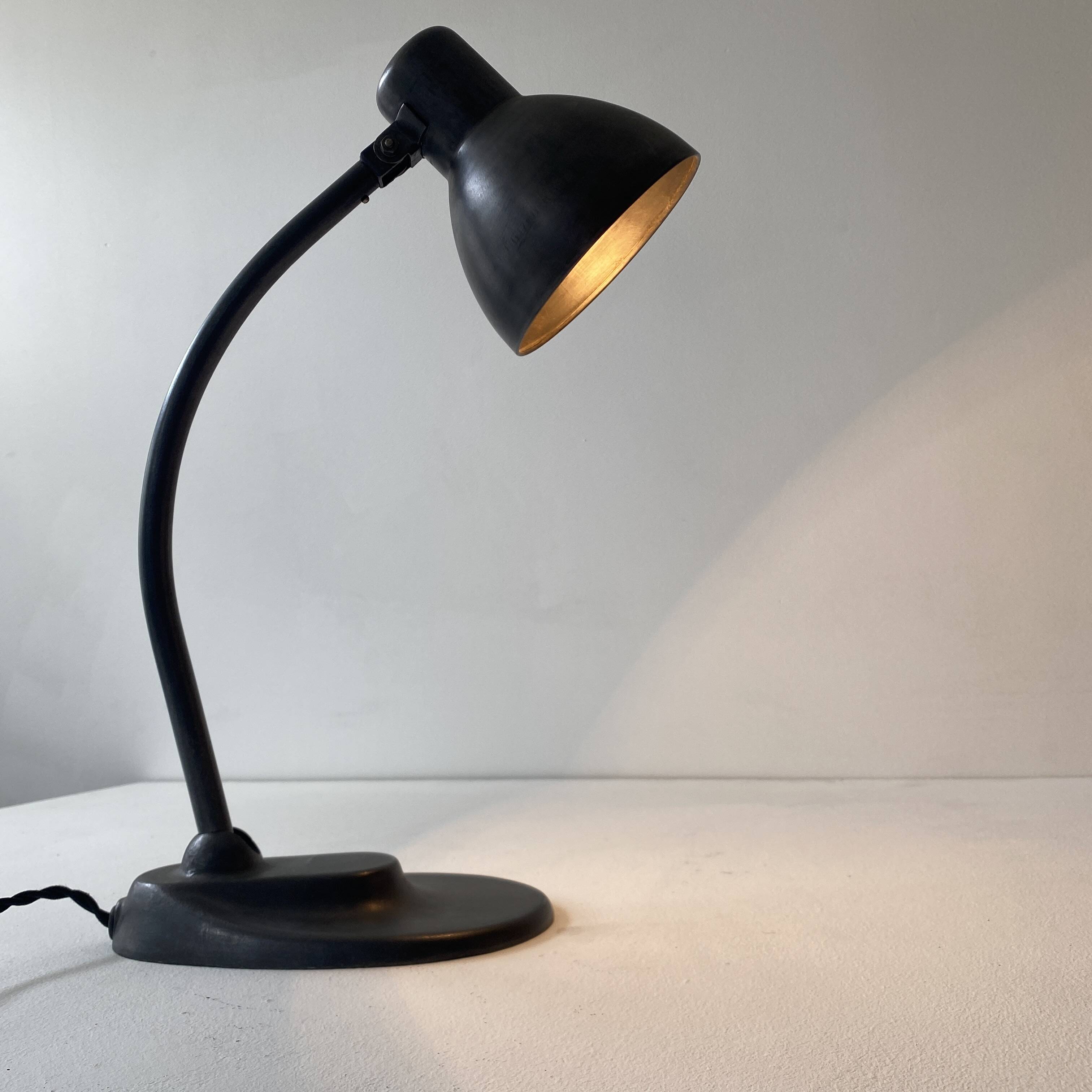 Old Bauhaus industrial desk lamp "Kandem"