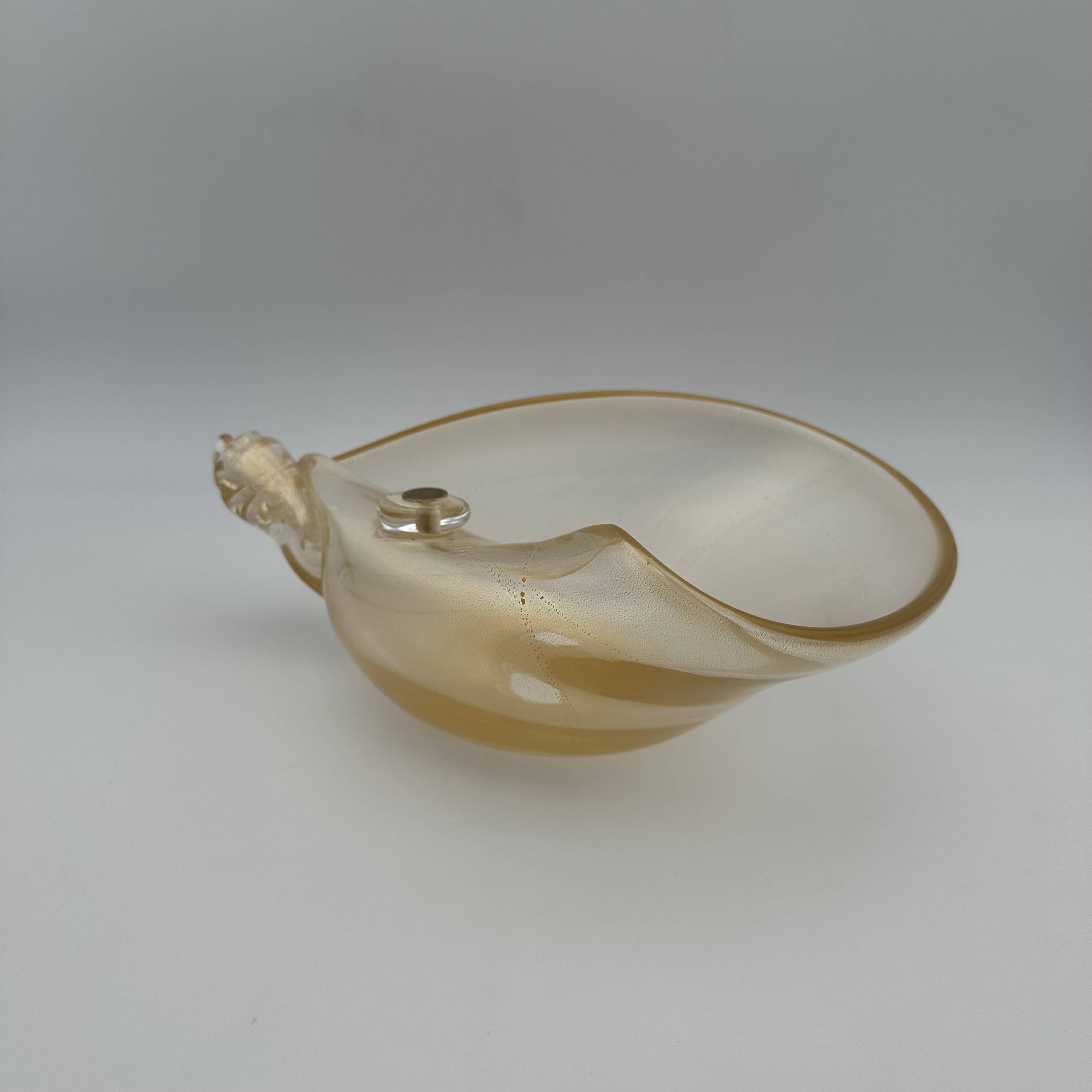 Coupe de Forme Libre en Verre Irisé de Murano, Barovier & Toso, Années 1950
