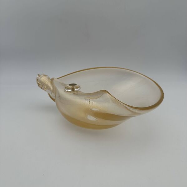 Coupe de Forme Libre en Verre Irisé de Murano, Barovier & Toso, Années 1950