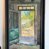 Door to garden