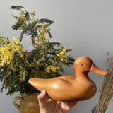 Old wooden duck