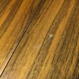 Baumann extendable dining room round table, France circa 1970.