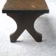 Wooden bench, foot rest from the 70s
