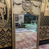 Miroir Trumeau en bois doré Napoléon III