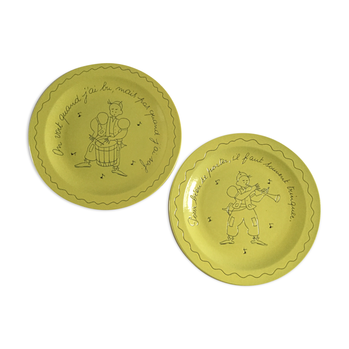 Humorous plates