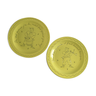 Humorous plates