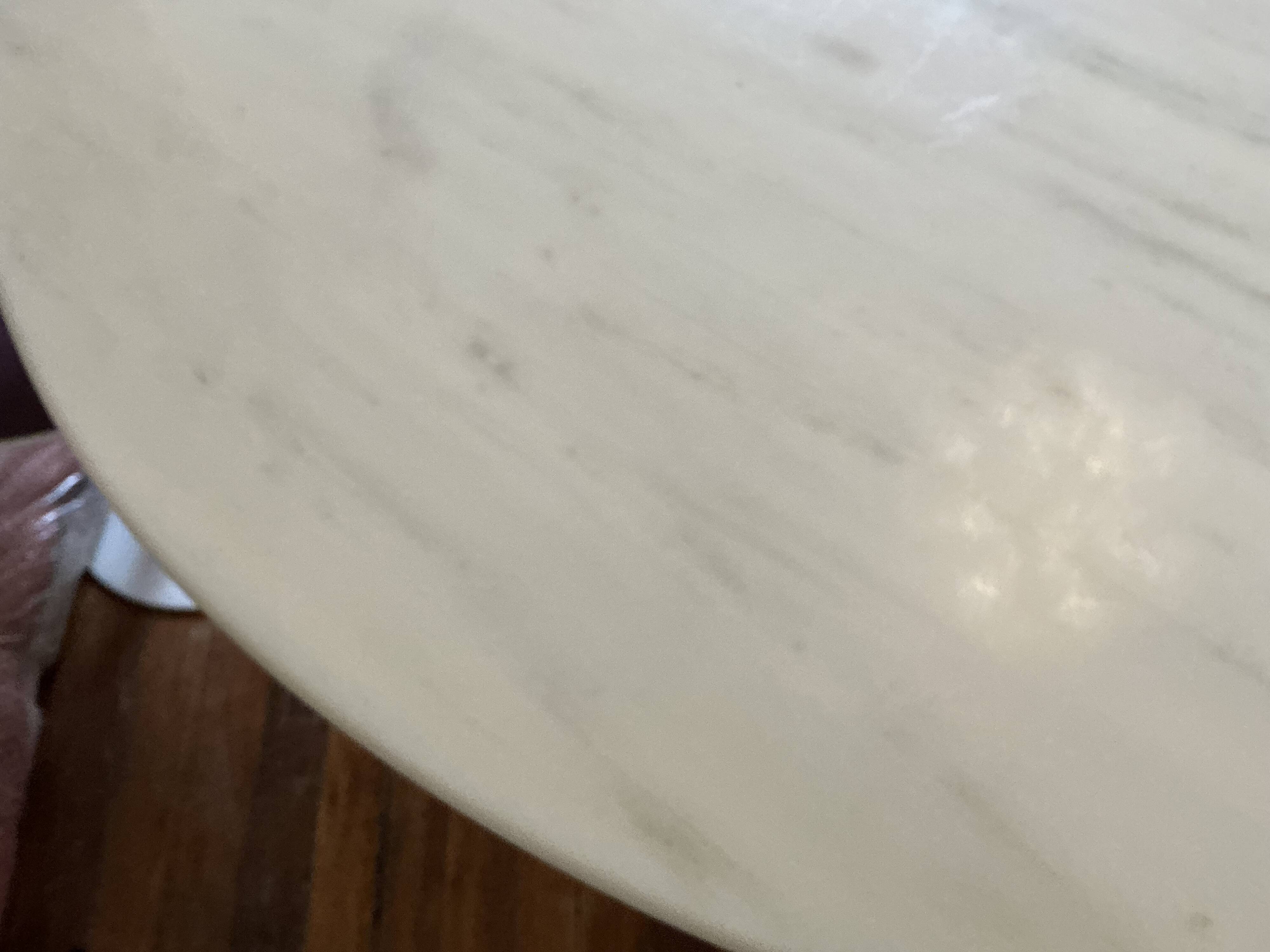 Saarinen table Knoll vintage 137 cm white marble