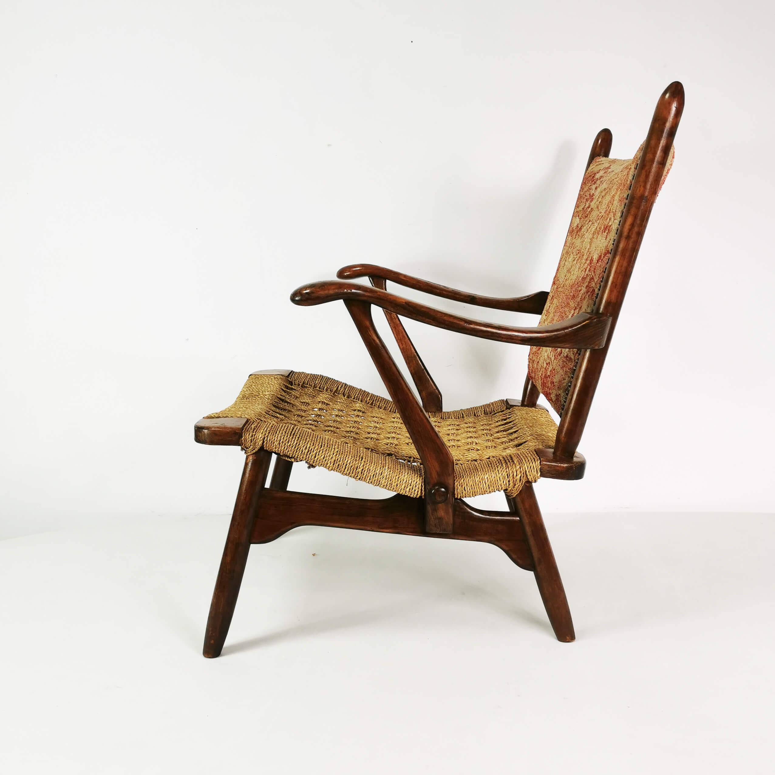 Art Deco armchair, designed by De Ster Gelderland, Netherlands, 1950s.