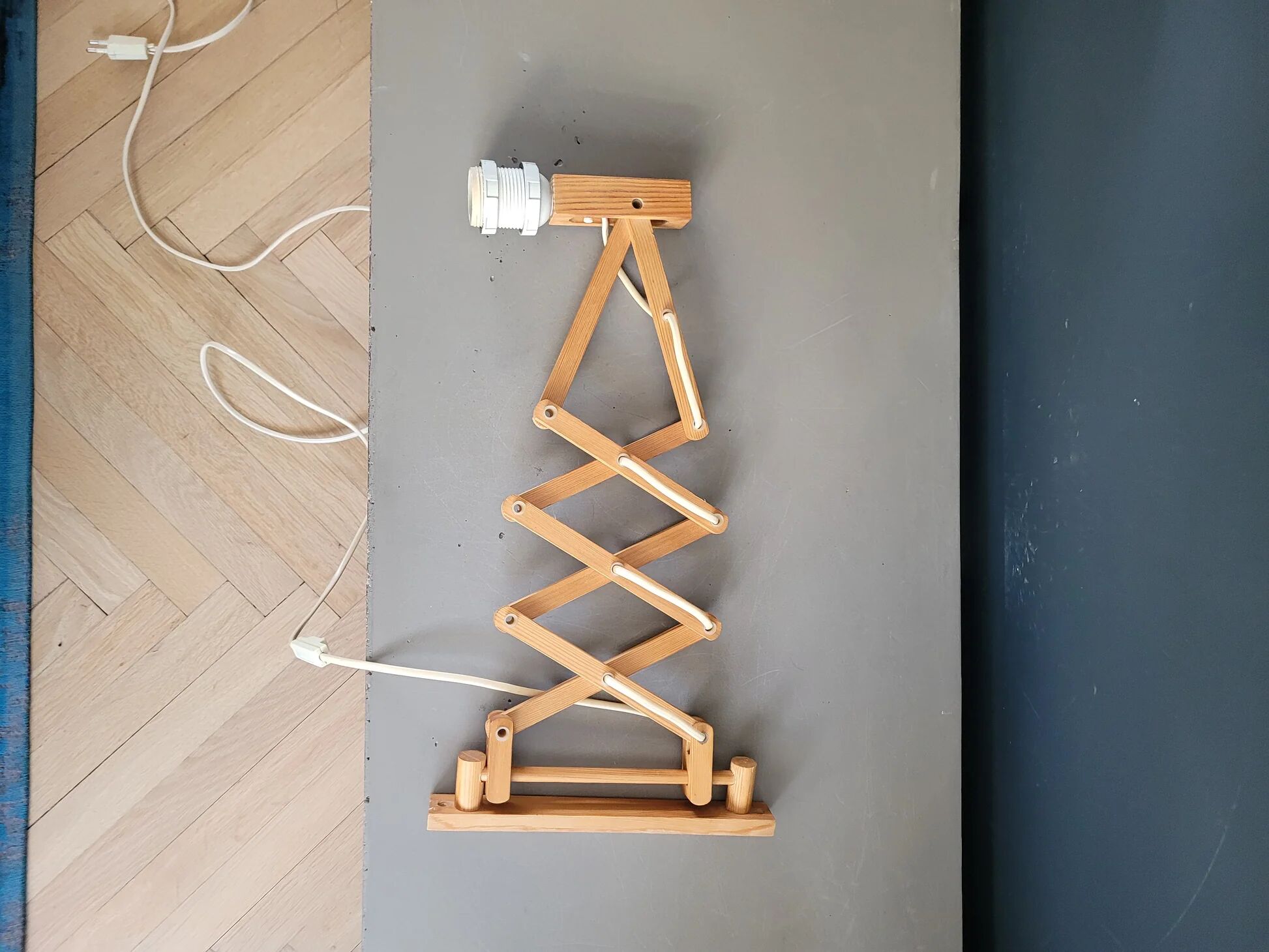 Translandia accordion wall light - Scandinavian 1960s