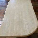 Travertine coffee table