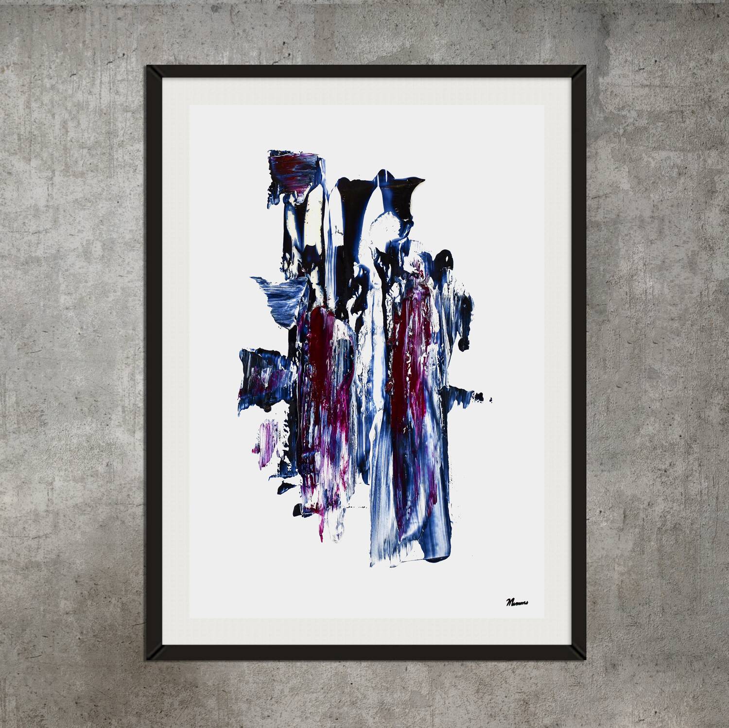 Œuvre abstraite contemporaine originale – Mimmo Scali