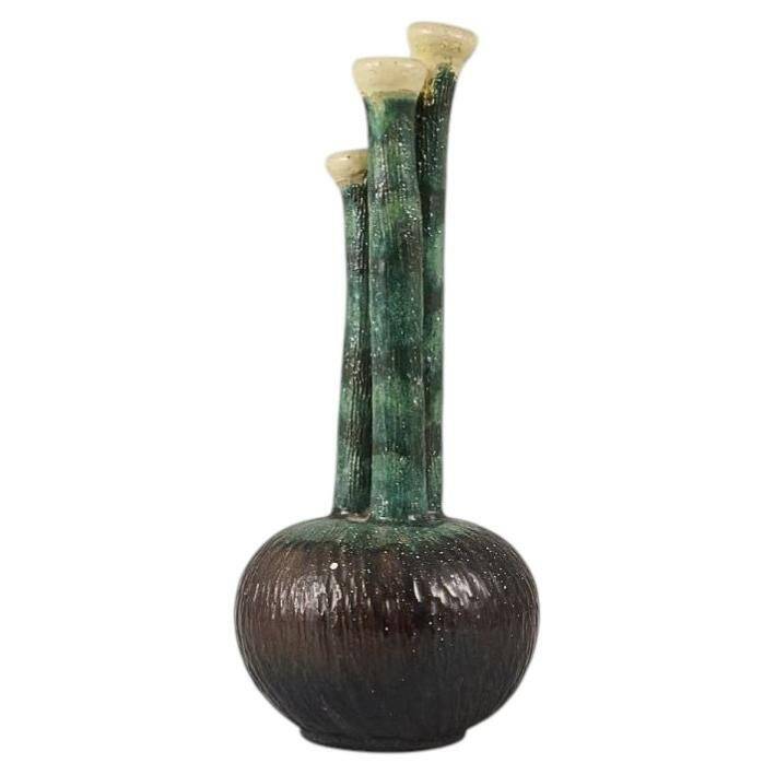 Arne Säfström, rare ceramic tulip vase, The Modern Scandinavian, mid-1900s