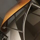 Thermoformed wooden bench. 60s