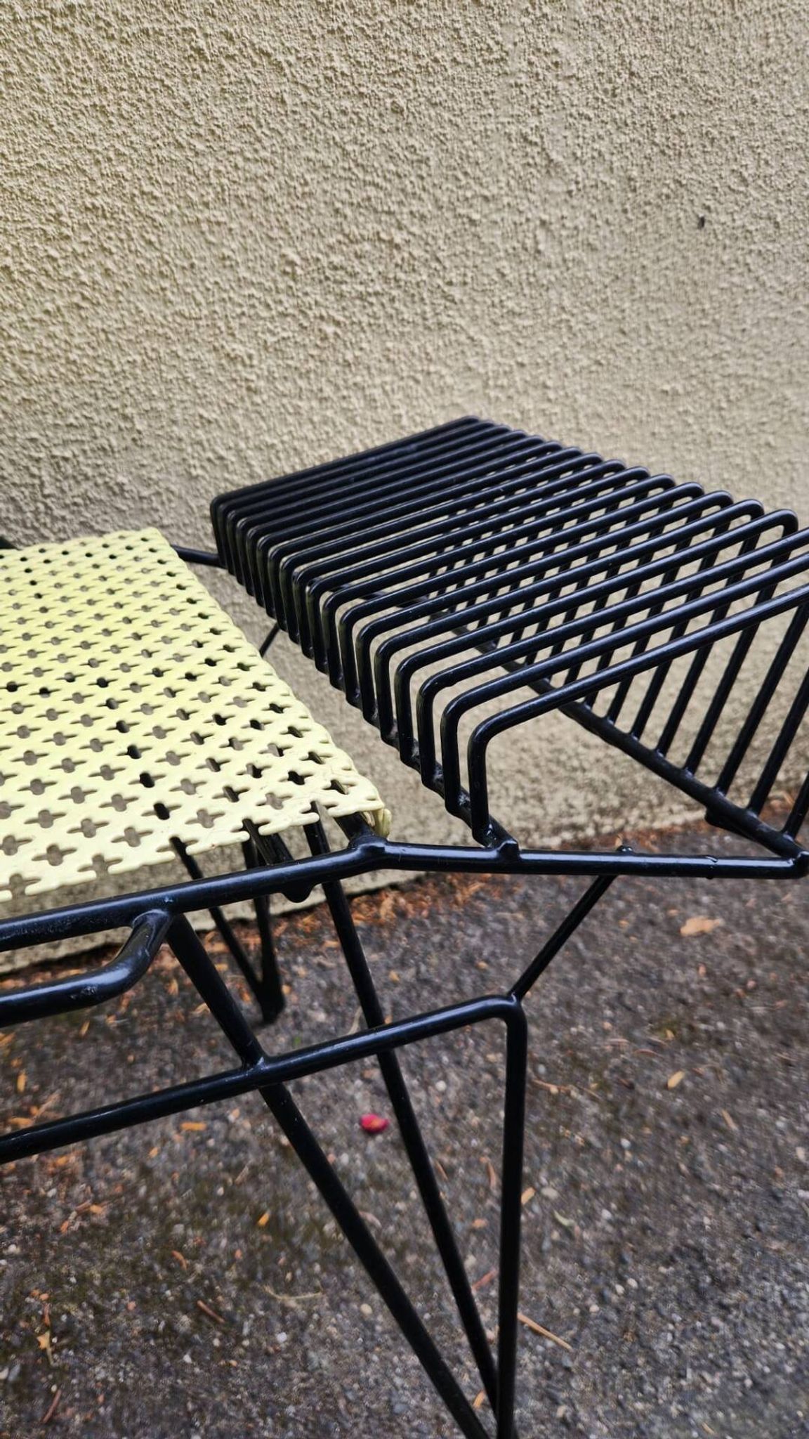 Side table / Magazine rack in the style of Mathieu Matégot - Vintage design