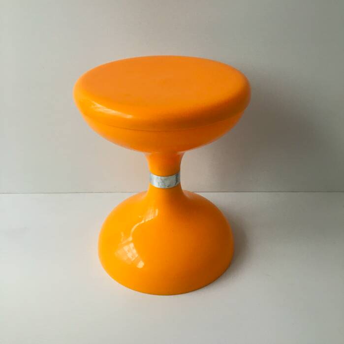 Tabouret orange diabolo Robur Sgarabello