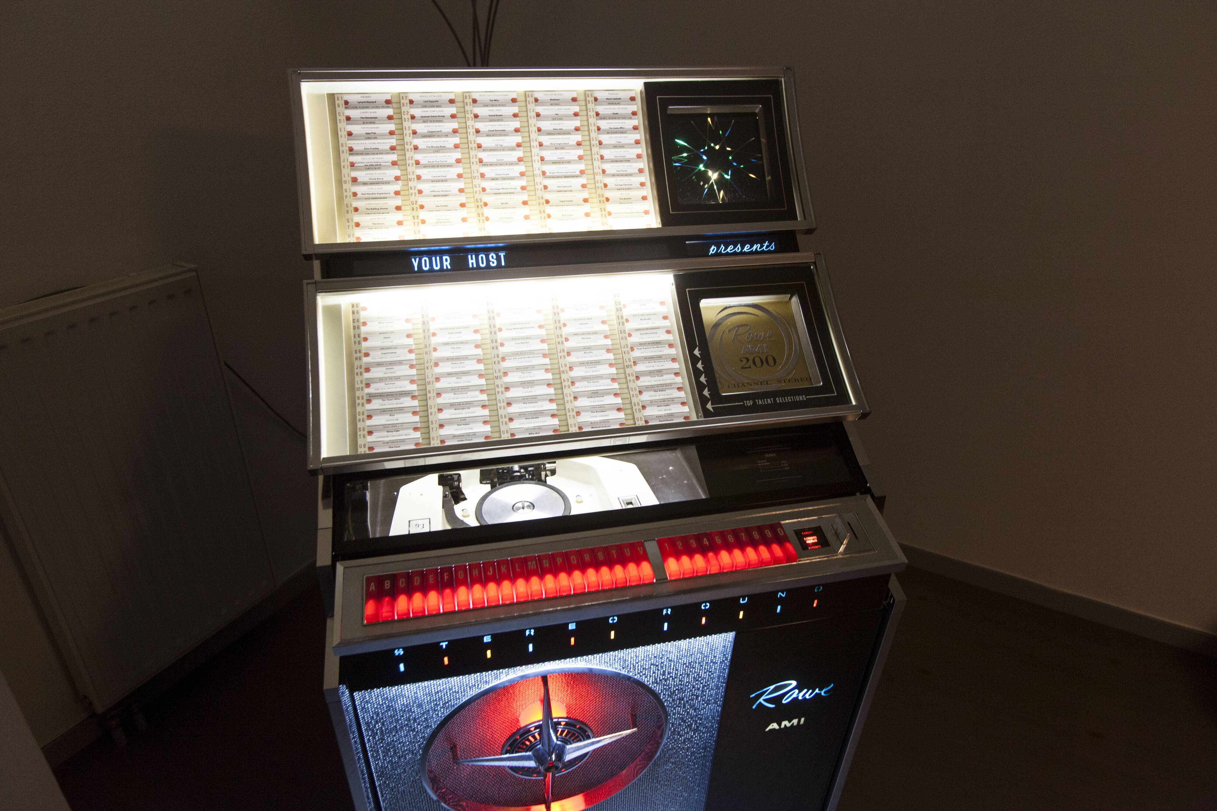 Jukebox Rowe friend from 1963 model "Jal" capa 100 vinyls pop, rock, metal compilation from 1950 to 1990