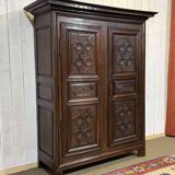 18th-century oak wardrobe