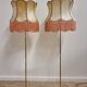 Pair of Bergboms floor lamps, G-024, brass, modern Scandinavian / mid-century style.