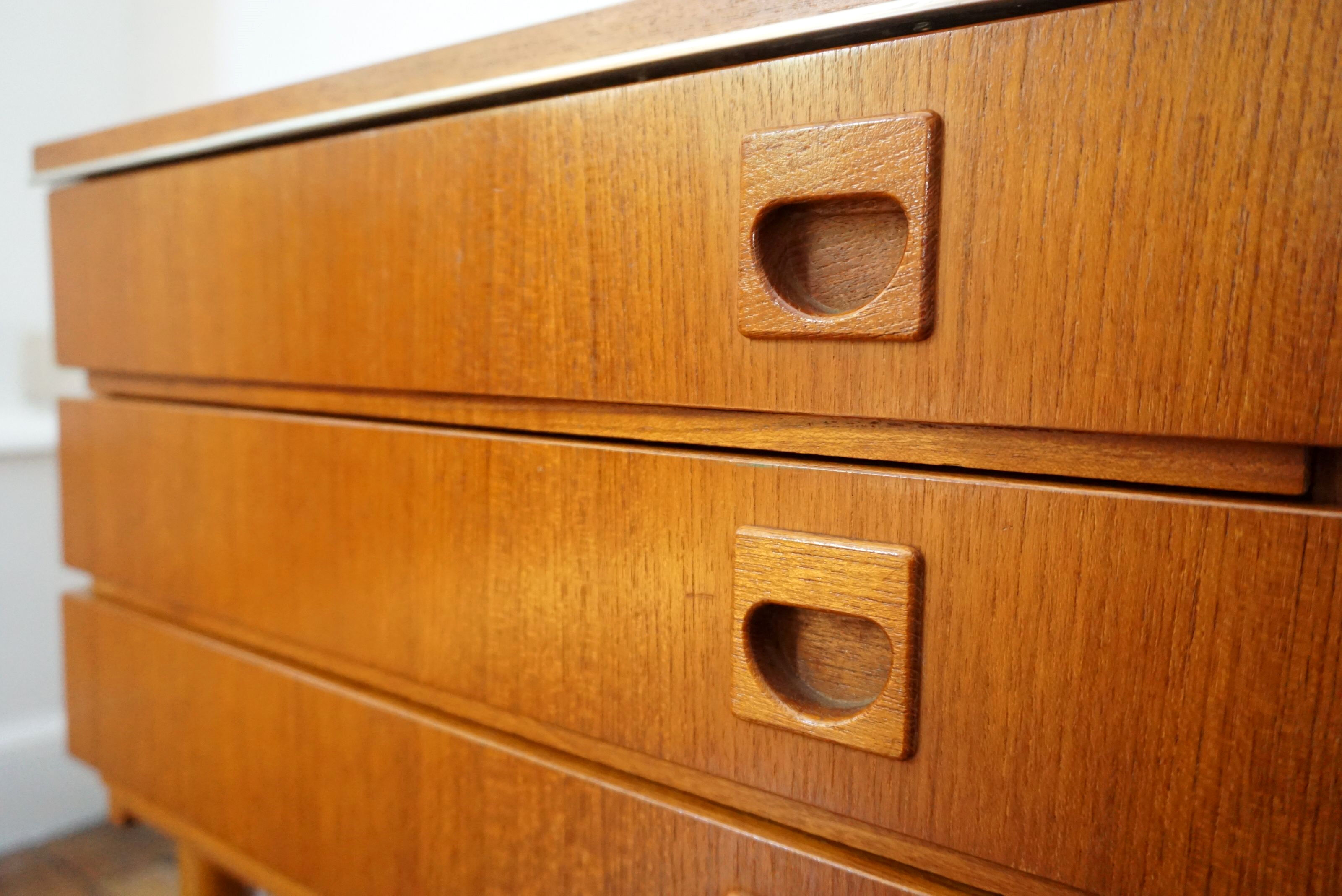 Scandinavian teak dresser
