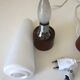 Pair of Philips teak lamps 60s