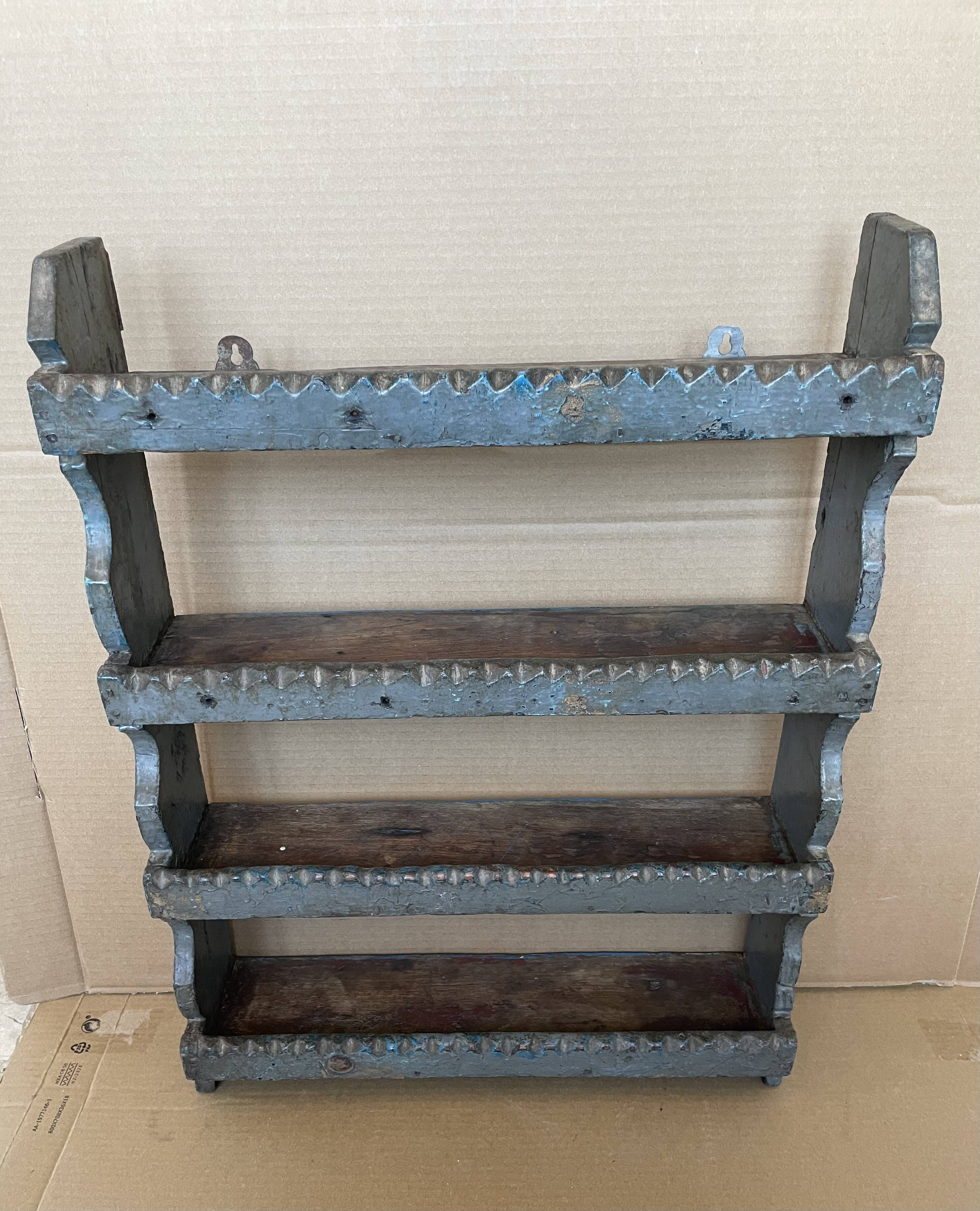 Antique wall shelf