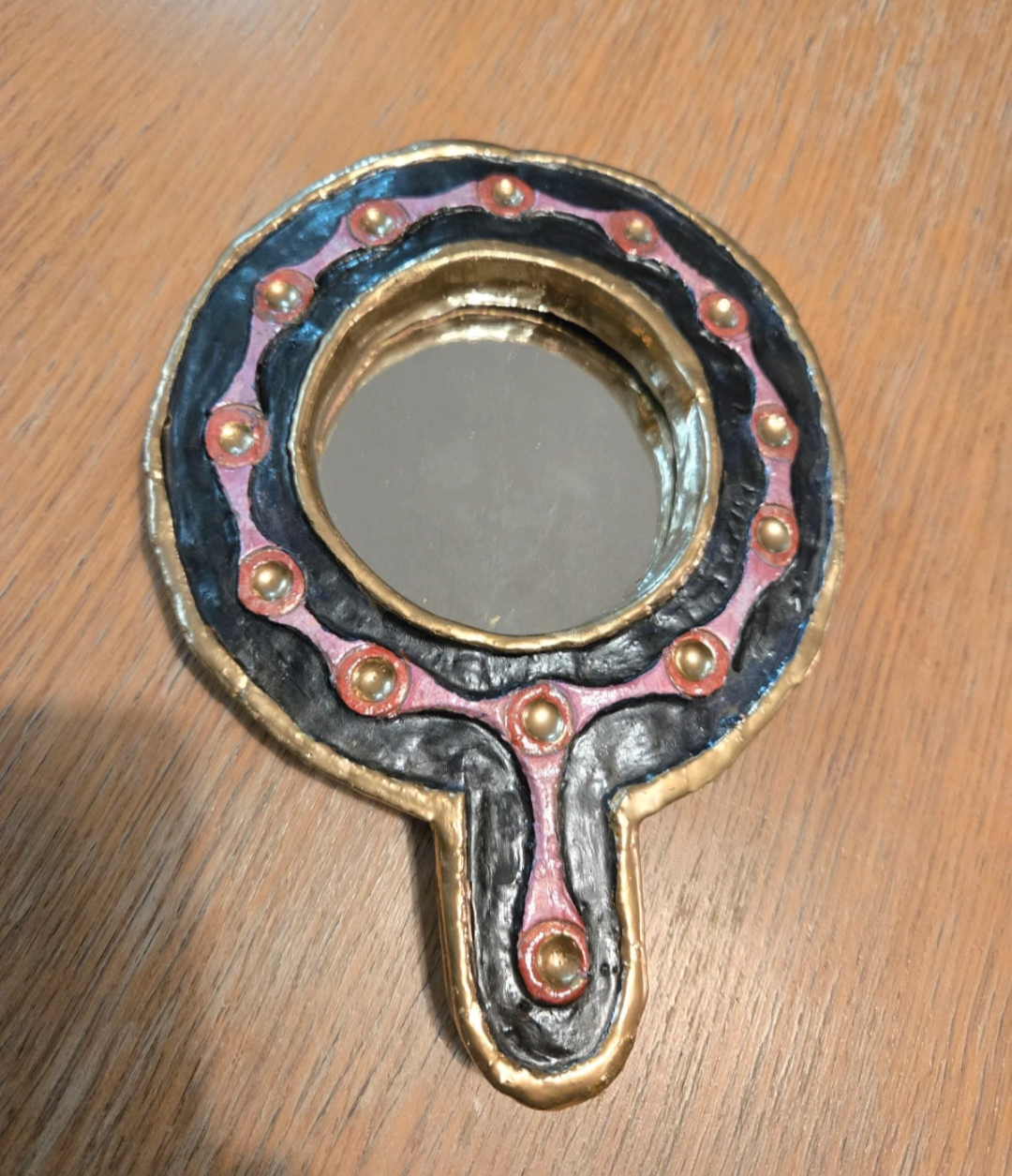 Vintage ceramic mirror Mithe Espelt?
