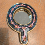 Vintage ceramic mirror Mithe Espelt?