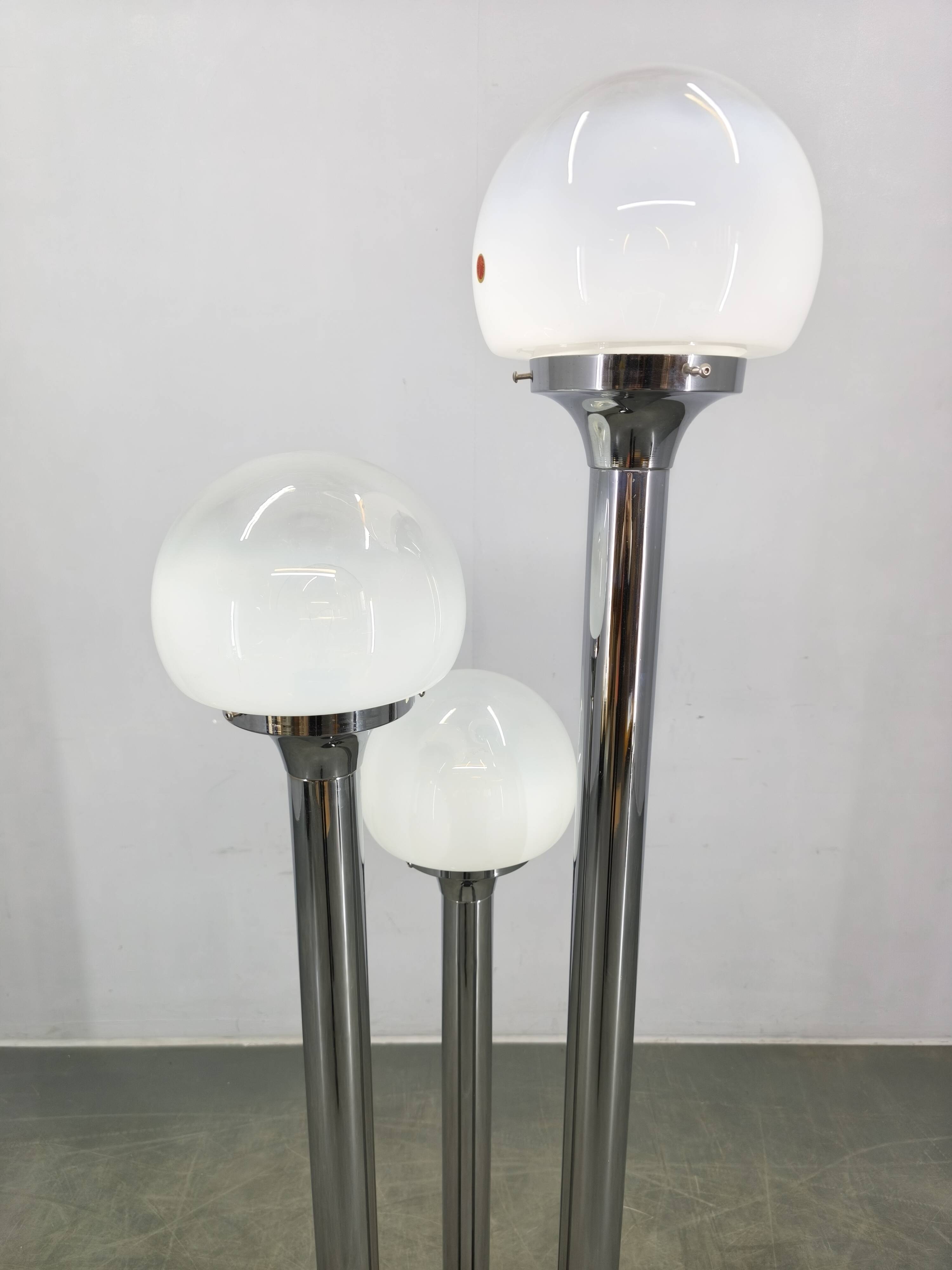Carlo Nason Floor Lamp for Mazzega, Murano Glass, Italy 1970s