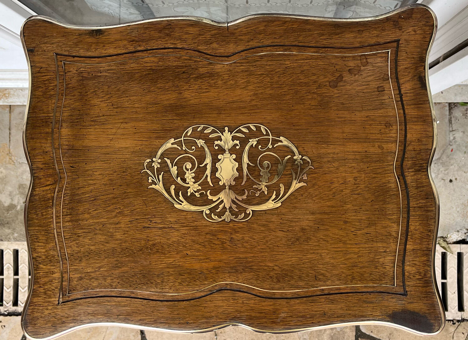 Old wooden dressing table