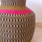 Colorful Bolga Basket African Decorative Basket