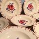 Suite of 10 plates empty "Badonvillers"